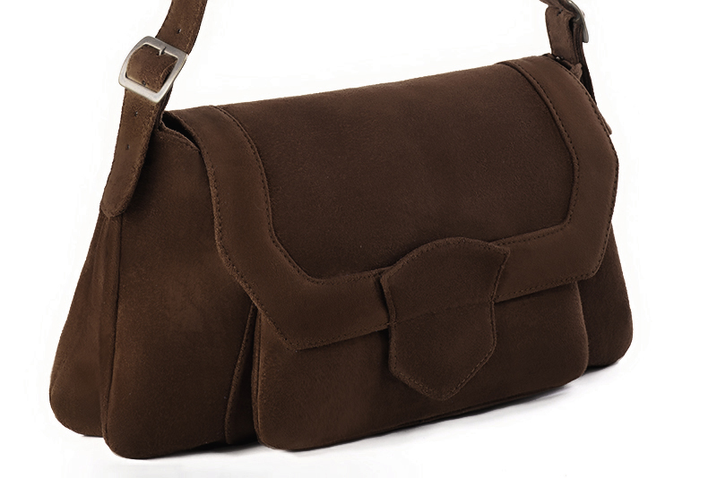 Handcrafted women's luxurious elegant handbag in premium dark brown leather. Perfect for elevated everyday style.   
                Choose from our luxurious collections of leather and fabric to perfectly match your handbags to your outfits.